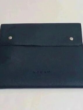 MONAT Black Envelope Cosmetic Pouch